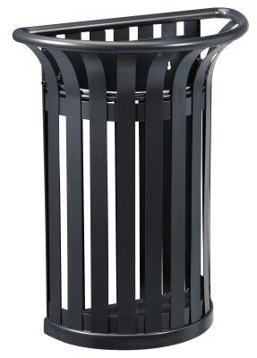 CORBEILLE MURALE TULIPE 35L GRIS ANTHRACITE MAT