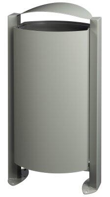 CORBEILLE SUR PIED ARKEA 100L GRIS CIMENT