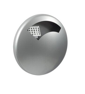 CENDRIER MURAL DISCO 0.5L GRIS METAL