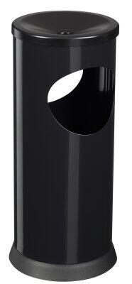 CENDRIER CORBEILLE KIPSO 0.25L/17.5L NOIR