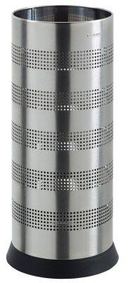 PORTE-PARAPLUIES KIPSO PERFORÉ 28L INOX BROSSÉ