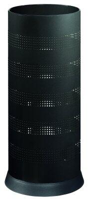 PORTE-PARAPLUIES KIPSO PERFORÉ 28L ACIER ANTI-UV NOIR GRAPHITE -
