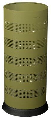 PORTE-PARAPLUIES KIPSO 28L PERFORÉ GRIS OLIVE MAT