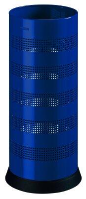 PORTE-PARAPLUIES KIPSO PERFORÉ 28L BLEU MAT