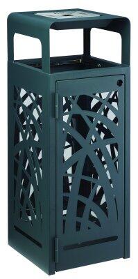 CORBEILLE CYBEL 110L ANTI-NUISIBLES AVEC CENDRIER ANTHRACITE