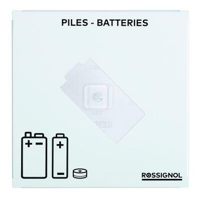 COLLECTEUR DE PILES PILEO 7L BLANC