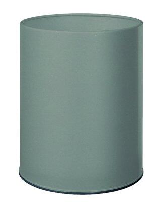 CORBEILLE A PAPIER PAPEA 8L GRIS METAL