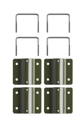 KIT DE FIXATION POUR POUBELLE EDEN SUR HYGECA VERT OLIVE