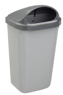 POUBELLE MURALE XERIOS 50L GRIS / GRIS