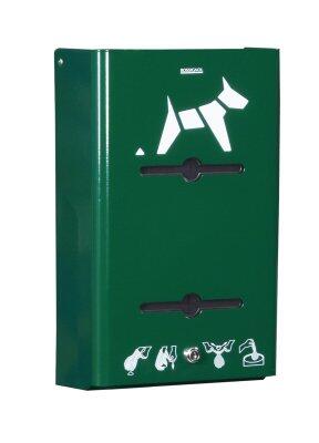 DISTRIBUTEUR HYGECA  2 ROULEAUX  VERT MOUSSE 6005