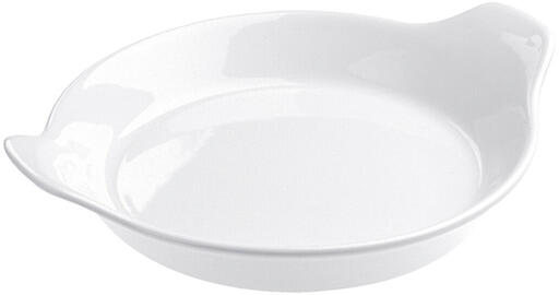 PLAT A OEUFS EN PORCELAINE BLANCHE Ø 15 CM