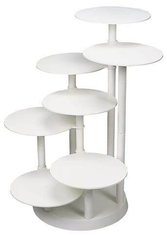 PRÉSENTOIR GÂTEAUX BUFFET 7 ÉTAGES PUZZLE 28CMX75CM