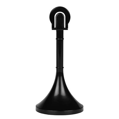 PORTE-ÉTIQUETTE LESTÉ À PINCE 65 MM NOIR