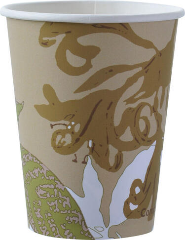 GOBELETS EN CARTON PLA Ø 62 MM 12 CL X1000