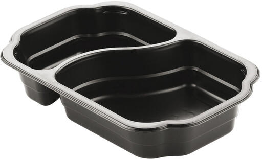 BARQUETTES THERMOSCELLABLES 2 COMPARTIMENTS 70 ET 40 CL X246