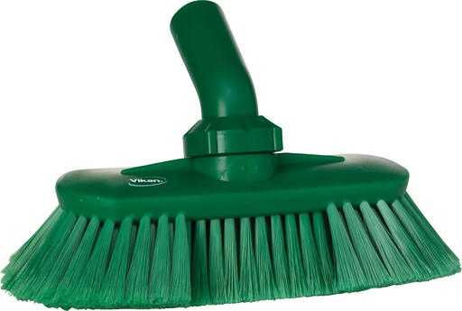 BROSSE A PASSAGE EAU ANGLE REGLABLE 24CM SOUPLE/FLEUREE VERT