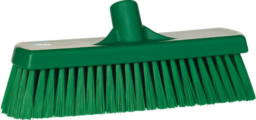 BALAI ALIMENTAIRE 30CM DOUILLE INCLINEE FIBRE MEDIUM VERT