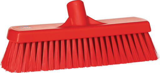 BALAI ALIMENTAIRE 30CM DOUILLE INCLINEE FIBRE MEDIUM ROUGE