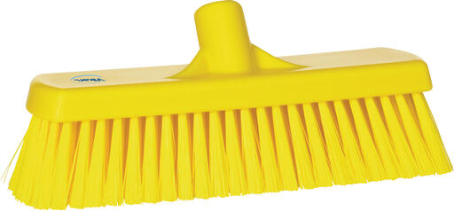 BALAI ALIMENTAIRE 30CM DOUILLE INCLINEE FIBRE MEDIUM JAUNE