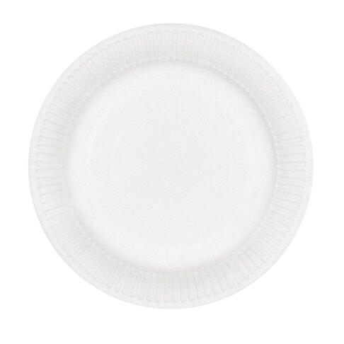 ASSIETTES CARTON BLANC Ø 18 CM X1000
