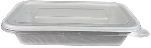 COUVERCLES EN PET POUR BARQUETTES EN FIBRE 180X120 MM X600