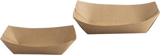 BARQUETTES CARTON KRAFT BRUN 23X17,5X4,5 CM 120 CL X500