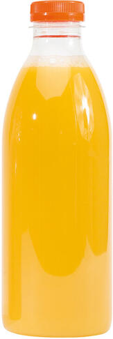 BOUTEILLES JUS FRUITS TRANSPARENTES EN PET SANS BOUCHON 100 CL X91