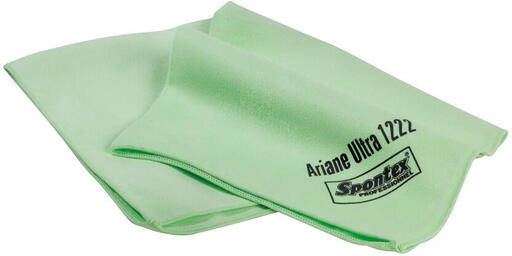 LAVETTE TISSEE MICROFIBRE VERT X5