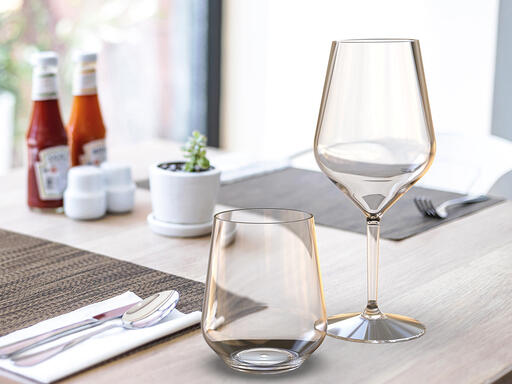 VERRES À EAU ELÉGANCE EN TRITAN 39 CL X6