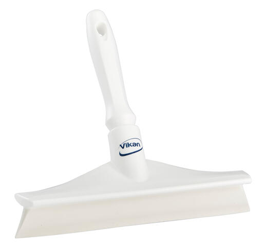 RACLETTE DE TABLE MONOLAME ULTRA-HYGIENIQUE MANCHE 24,5CM BLANC