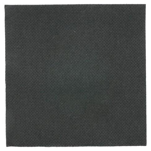 SERVIETTE  OUATE GAUFRÉE 2 PLIS 20X20 CM NOIR 24X100