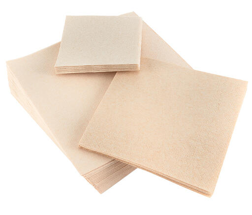 SERV 33X33 OUATE 2PLIS KRAFT C/24X50