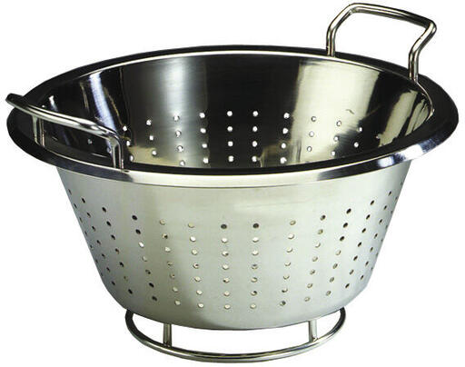 PASSOIRE INOX CONIQUE À ANSES 24 CM
