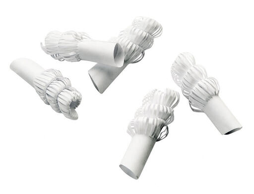 PAPILLOTES EN PAPIER BLANCHES "AGNEAU" Ø 10 MM X100