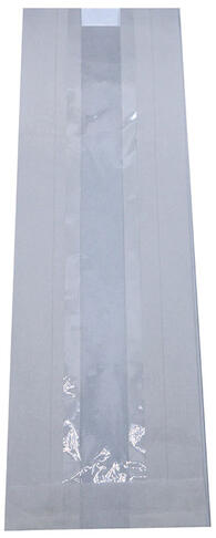 SACHET SANDWICH PAP 6,5X9X31CM FENE A SOUFFLET BLANC C/1000