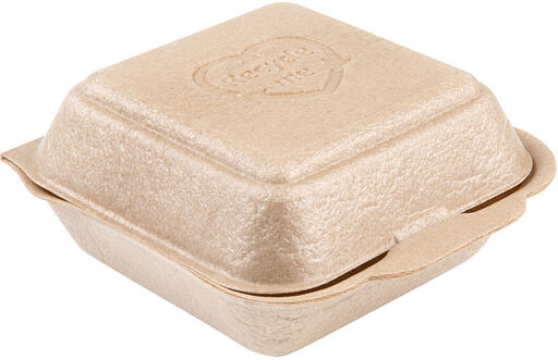 BOÎTES À BURGER EN PPE AVEC COUVERCLE ARTICULÉ 15,8 X 14,7 HAUTEUR 7,2 CM X680