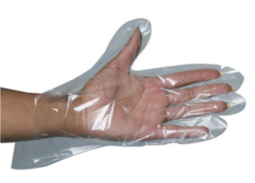 GANT POLYÉTHYLÈNE TRANSPARENT AMBIDEXTRE 18µ TAILLE L BOÎTE X100