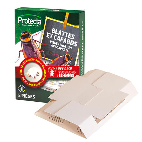 PIÈGES CONTRE BLATTES ET CAFARDS X5