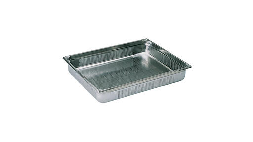 BAC GASTRONORME PERFORÉ SANS ANSE GN 2/1 PROFONDEUR 15 CM