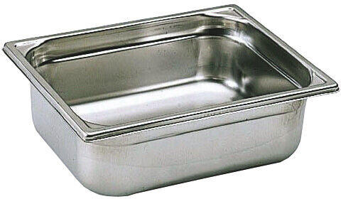 BAC GASTRONORME PLEIN SANS ANSE GN 1/2 PROFONDEUR 2 CM