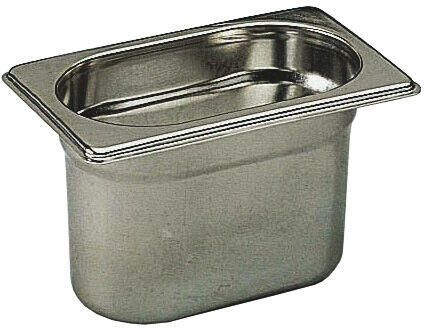 BAC GASTRONORME PLEIN SANS ANSE GN 1/9 PROFONDEUR 10 CM