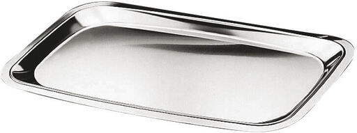 PLAT DE SERVICE INOX GN 1/2 32.5X26.5 CM