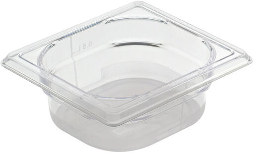 BAC GASTRONORME EN COPOLYESTER GN 1/6 PROFONDEUR 6.5 CM