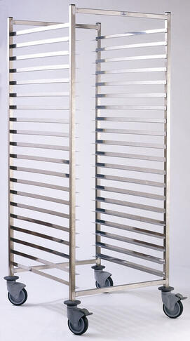 CHARIOT DE FERMENTATION INOX 60X80 CM ENTRÉE 600 20 NIVEAUX