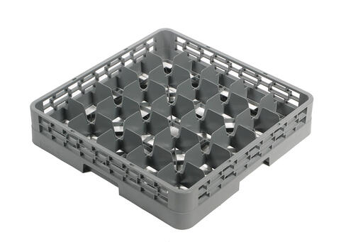 PANIER DE BASE AVEC CLOISONS POUR 25 VERRES INCLINÉS