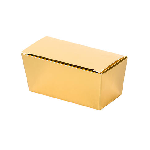 BALLOTINS À CHOCOLATS CARTON OR BLANC 1KG 200X100X88 MM X25
