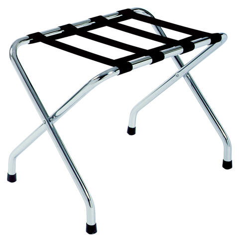 RACK À BAGAGES SANS DOSSERET MÉTAL CHROME