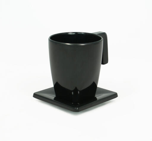 TASSE 200ML AVEC SOUCOUPE NOIRE MAESTRO