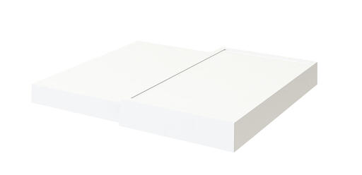 PLATEAU MODULABLE CHAMBRE ORCHESTRO MÉLAMINE BLANC