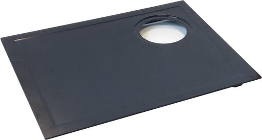 PLATEAU ZEN LINE PERÇÉ NOIR FINITION ANTI-TACHE